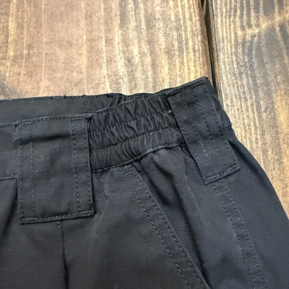 5.11 Tactical Men's Black double knee Cargo Pants Size 40x32 Workwear Outdoor